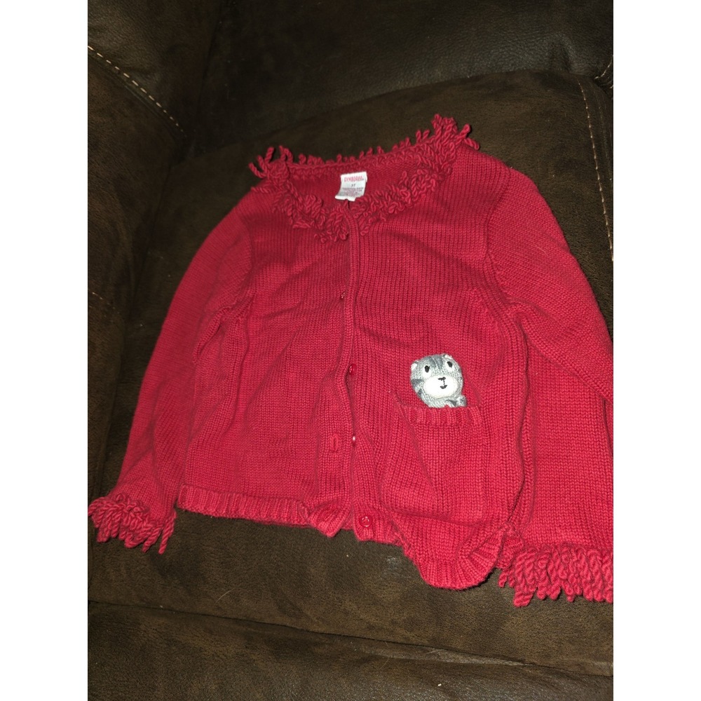 Gymboree vintage tiger love pocket pal sweater size 3t